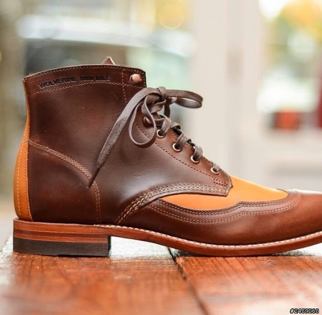 (完全意外雙開箱)WOLVERINE 1000 MILE HORWEEN紳士靴+ALFRED&SARGENT HAMPSTEAD 雕花皮鞋