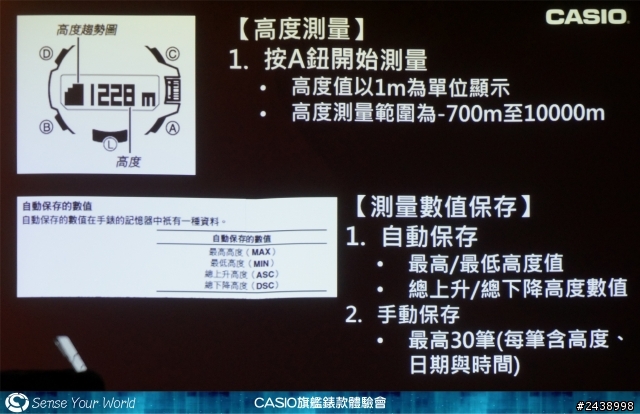 絕對強悍之CASIO旗艦錶款體驗會