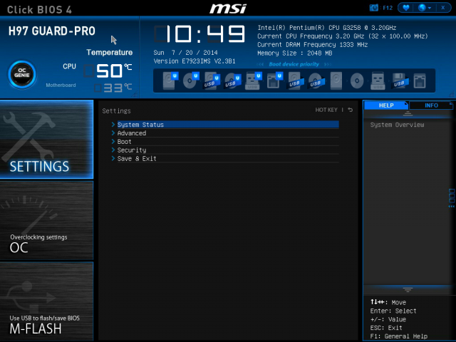 [開箱] MSI H97 GUARD-PRO 入門超頻測試