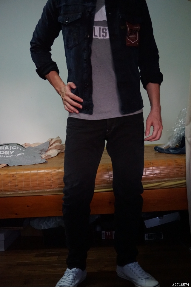 G-STAR Riley 3D Tapered Mens Jeans & Denim A Crotch Jacket