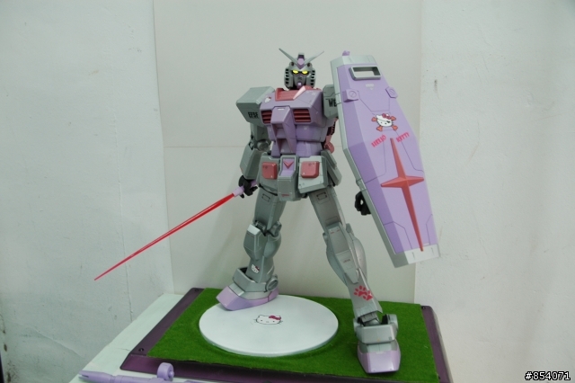(偽開箱) MEGA SIZE RX-78 ver.HELLO KITTY 自製版