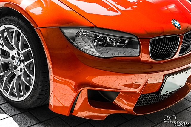 「豔橘夏日」BMW 1M Coupe 街拍分享