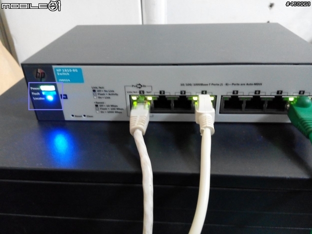 HP節能省電網路交換器試用心得
