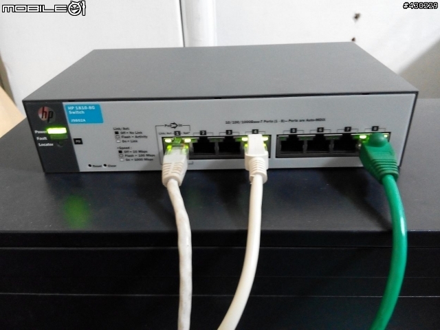 HP節能省電網路交換器試用心得