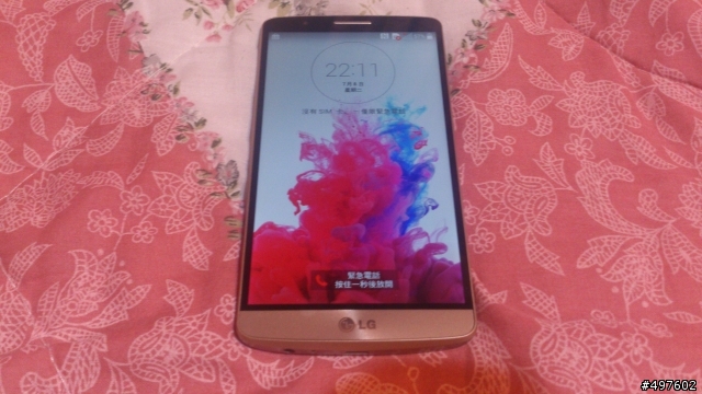 LG G3 金閃閃金色款簡短開箱!!