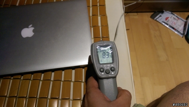 MBPR 充電溫度高達 83 度