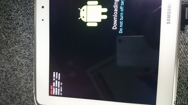 Samsung Note 10.1 （N8000）刷機失敗