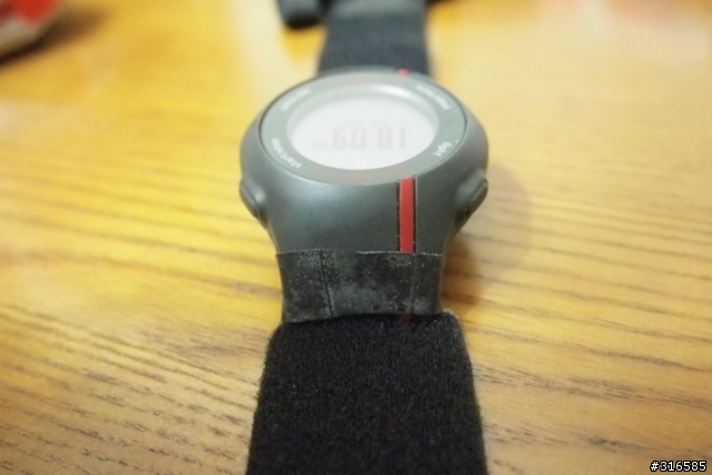gps錶 橡膠錶帶 斷裂 克難DIY更換分享 garmin forerunner 110