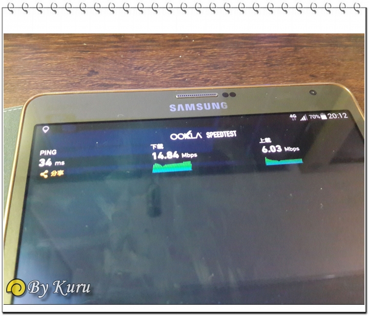 【微開箱】Galaxy Tab S 8.4 LTE × 台灣之星LTE