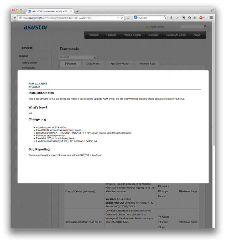 [更新] Asus ADM 2.2.1.R863 for 3 series (2014-08-08)