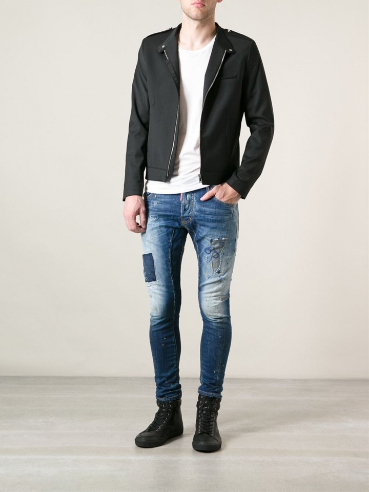 [阮的肉干之監獄風雲不專業開箱] DSQUARED2 秋冬款 TIDY BIKER JEAN (S74la0643s30342)