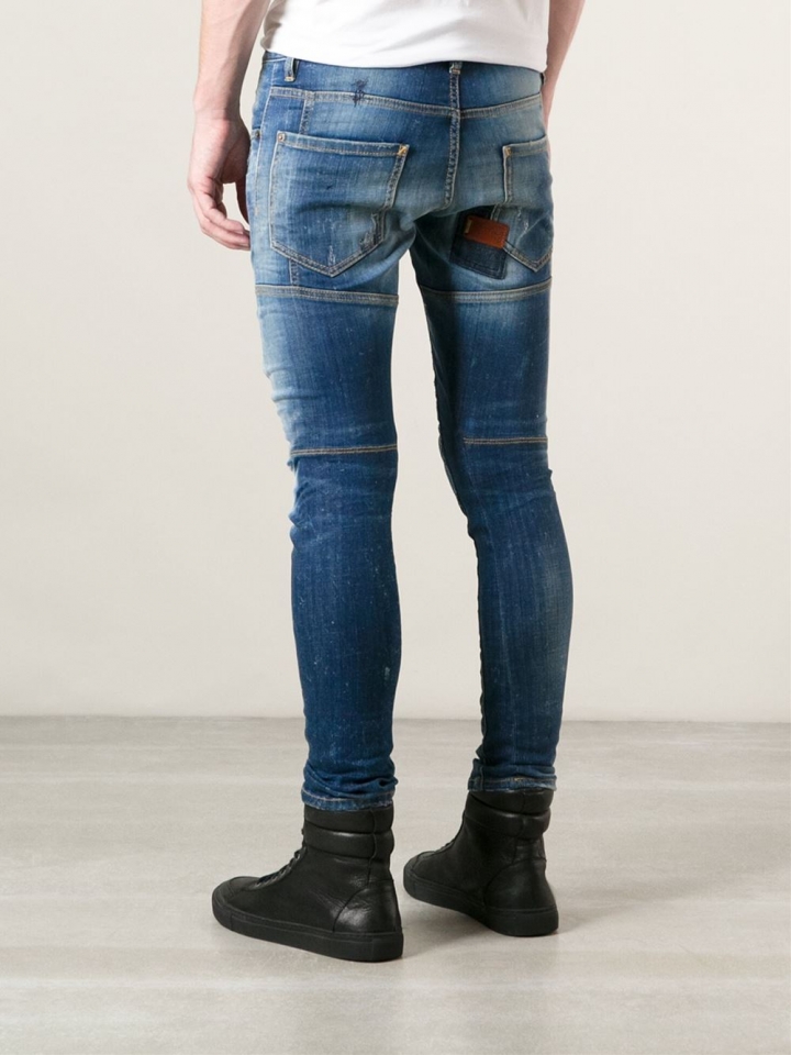 [阮的肉干之監獄風雲不專業開箱] DSQUARED2 秋冬款 TIDY BIKER JEAN (S74la0643s30342)