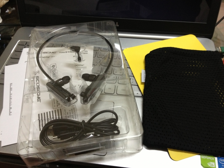 [開箱] SCOSCHE HFBT200 防水IPX6運動耳機