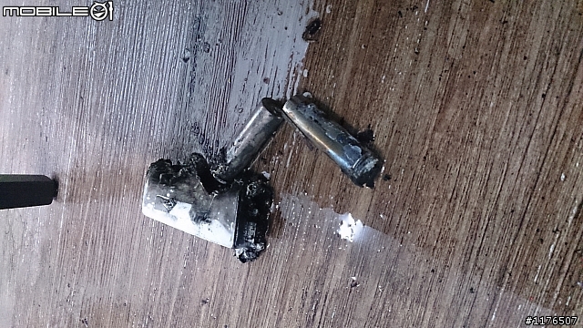 行動電源起火. 希望使用相關產品人都要在旁邊