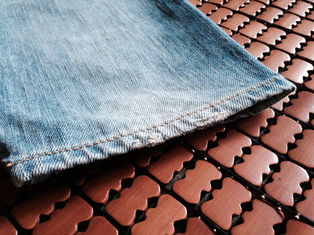 [JEANSDA水洗第四部曲]Fenrir Cloud Blue Washed Jeans(Slender)