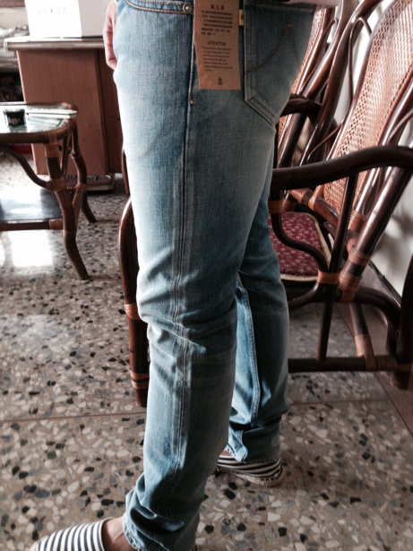 [JEANSDA水洗第四部曲]Fenrir Cloud Blue Washed Jeans(Slender)