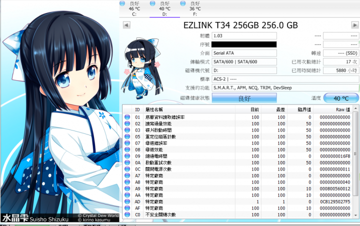 Ezlink T-34 256GB 壽命測試 (2015/3/22更新)~終點。