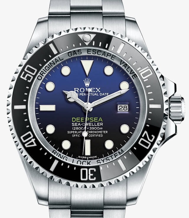 ROLEX DEEPSEA配"D-BLUE"色錶面