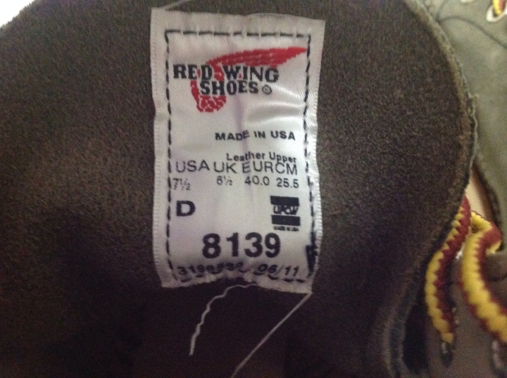 最近採購的Timberland 6747R & Redwing 8139 靴子