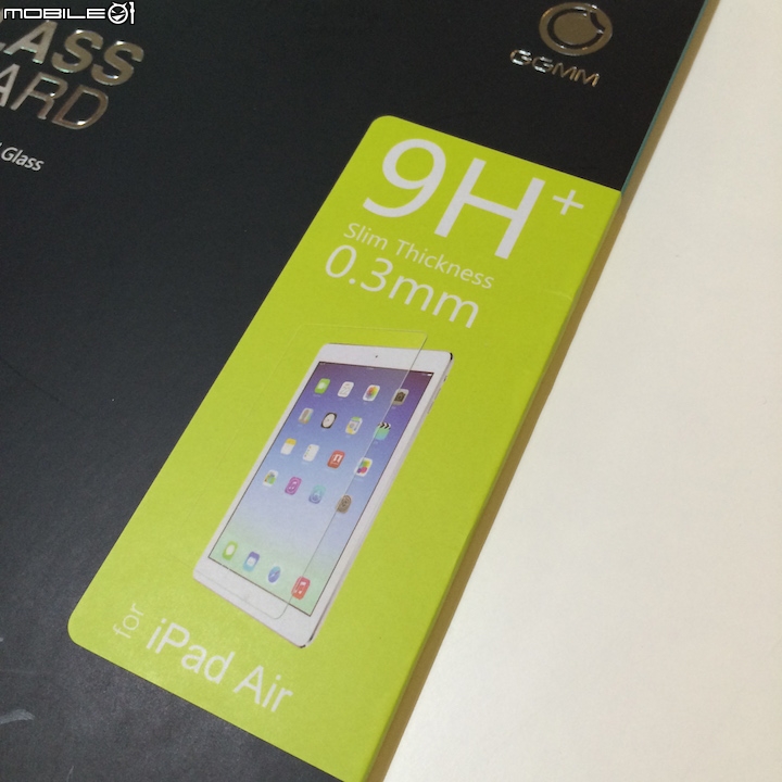 [分享] iPad Air 抗藍光玻璃強化保護貼 made by GGMM