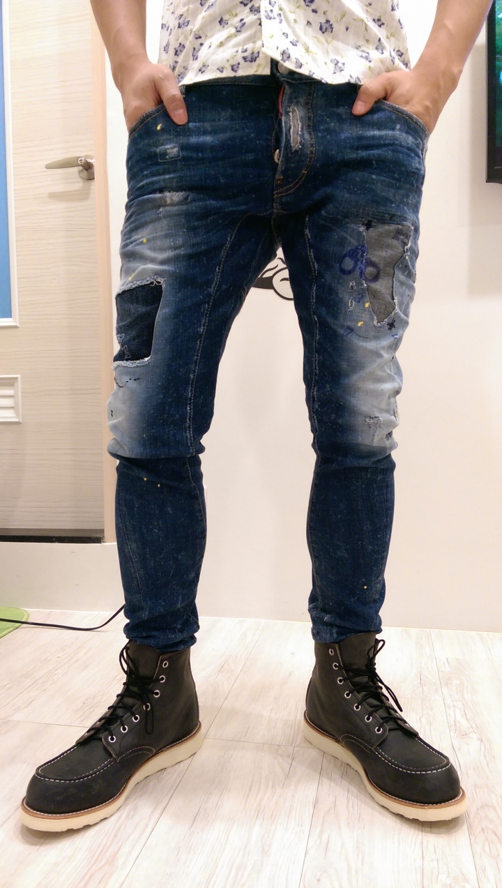 [阮的肉干之監獄風雲不專業開箱] DSQUARED2 秋冬款 TIDY BIKER JEAN (S74la0643s30342)