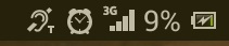 手機出現奇怪的狀態圖示
