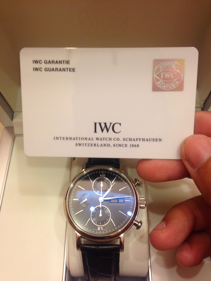 開箱:IWC PORTOFINO 3910