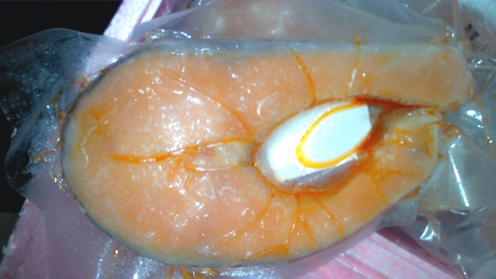 染色鮭魚？