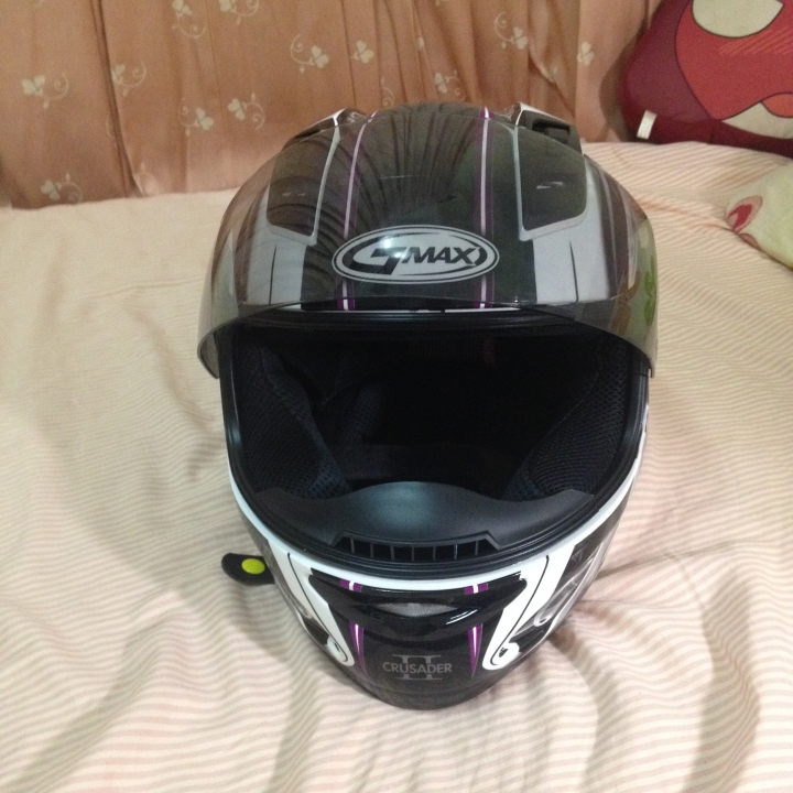 [開箱] 女生也適合 SOL G-MAX 69S 戰神二代 白紫 (更新車禍警惕)