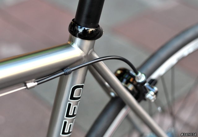 手工 LITESPEED T7 鈦合金700c公路車 完工！！