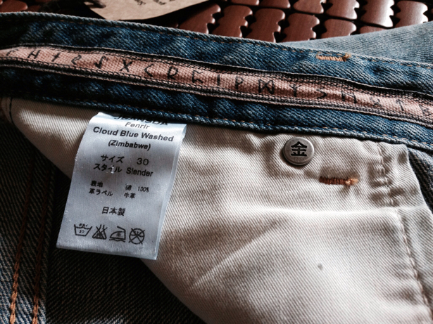 [JEANSDA水洗第四部曲]Fenrir Cloud Blue Washed Jeans(Slender)