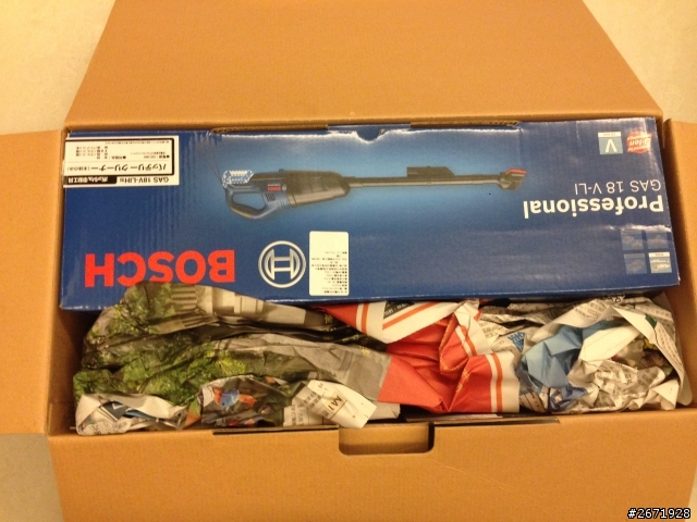 BOSCH GAS 18V SOLO 充電式手提吸塵器