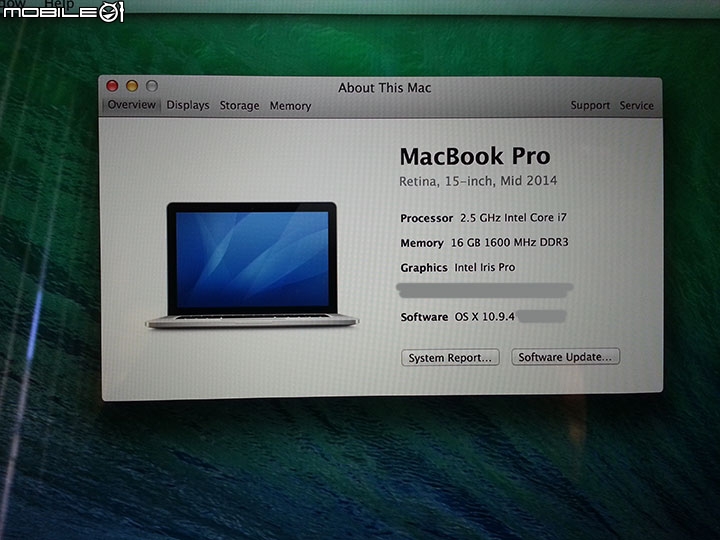 2014 Mid 15" Macbook Pro Retina 開箱（多圖）