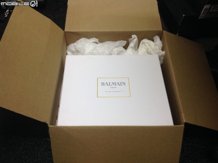 [開箱]BALMAIN LEATHER HIGH TOP SNEAKERS