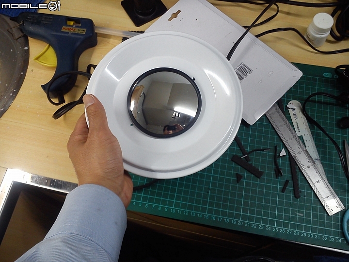 DIY beauty dish 雷達罩