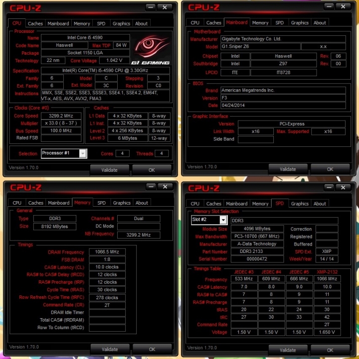 紅色三倍速！ADATA XPG DDR3 2133 4G*2超頻記憶體