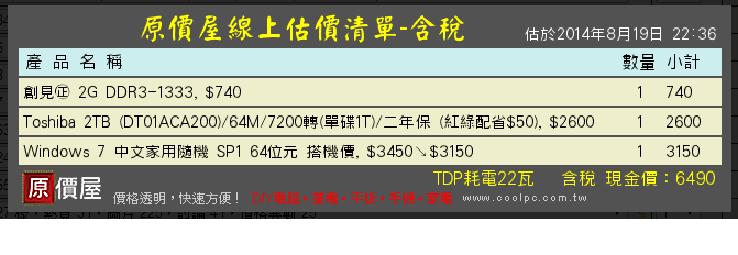 請益換新電腦 預算20K