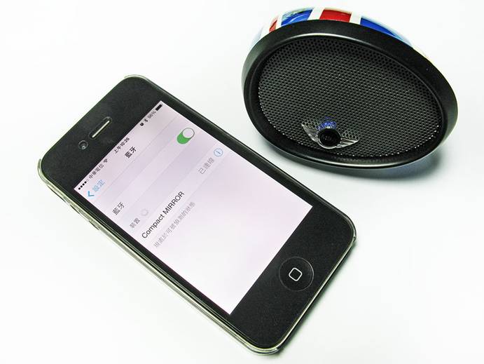 【開箱】Mini Cooper原廠授權的藍牙喇叭 - iUi Compact Mirror