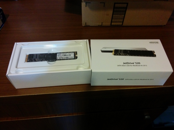 創見 jetdrive 480g ssd for MacBook air 2011 (開箱文) 與後續使用心得