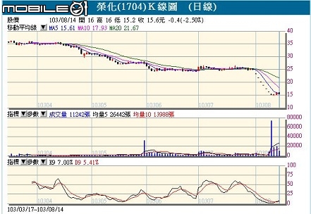 2014年追蹤(1704)榮化，靜待曙光