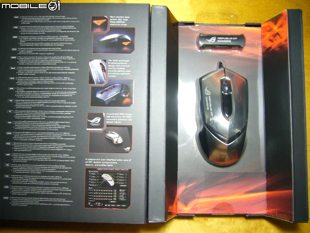 [開箱] 華碩 Asus Republic of Gamers GX1000 Laser Gaming Mouse & GM50 滑鼠墊