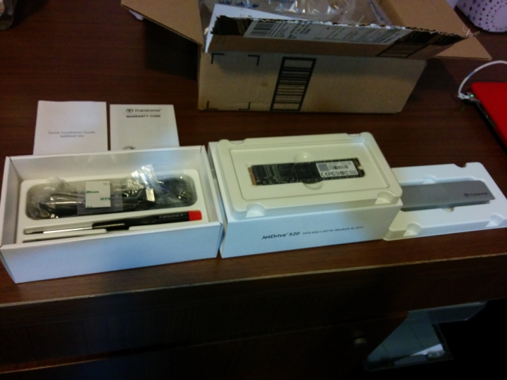 創見 jetdrive 480g ssd for MacBook air 2011 (開箱文) 與後續使用心得