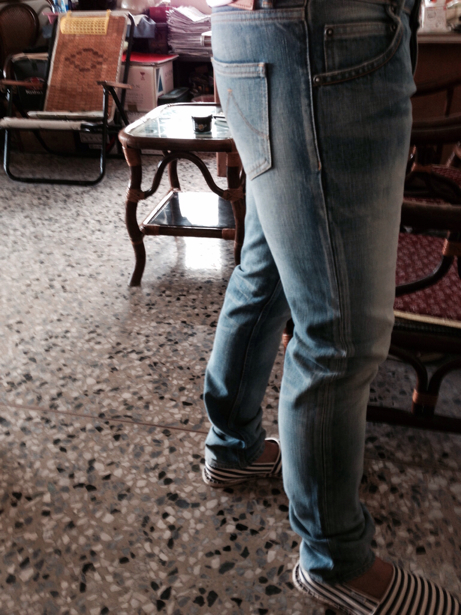[JEANSDA水洗第四部曲]Fenrir Cloud Blue Washed Jeans(Slender)