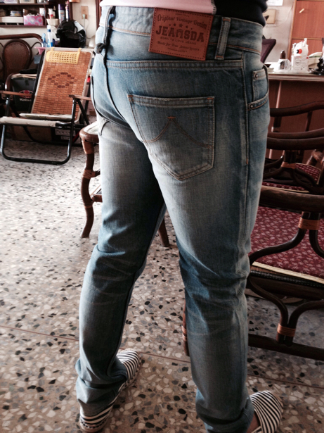 [JEANSDA水洗第四部曲]Fenrir Cloud Blue Washed Jeans(Slender)