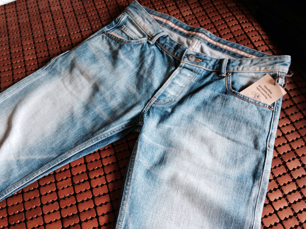 [JEANSDA水洗第四部曲]Fenrir Cloud Blue Washed Jeans(Slender)
