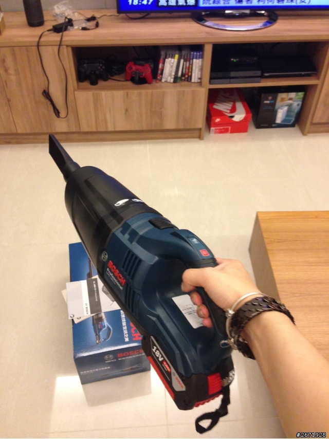BOSCH GAS 18V SOLO 充電式手提吸塵器
