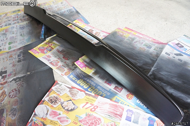 Yeti 1.2tsi Roof Spoiler V2 擾流板 噴漆/安裝