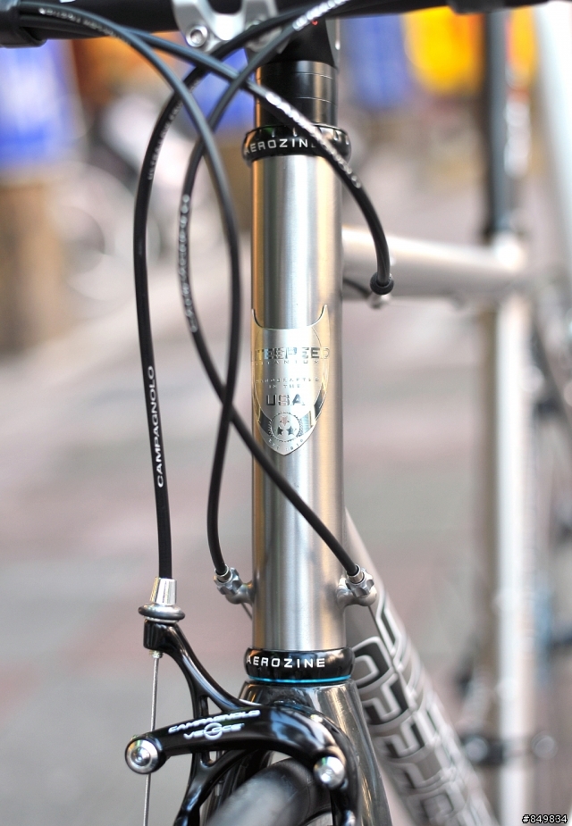 手工 LITESPEED T7 鈦合金700c公路車 完工！！
