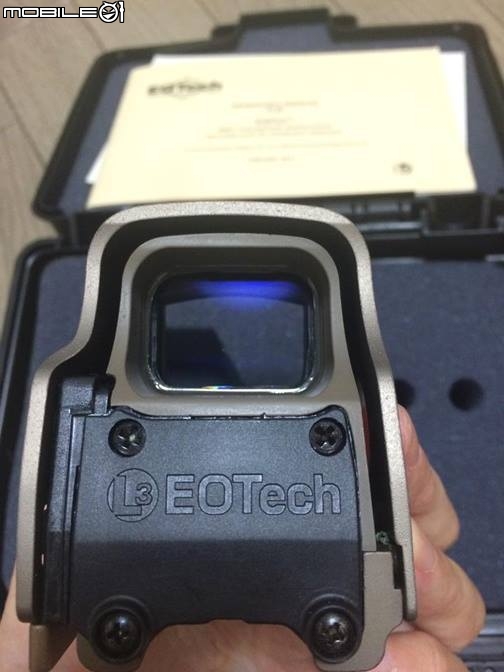 開箱  期待了一個月終於到台灣啦 真品 EOTech EXPS3-0 TAN色