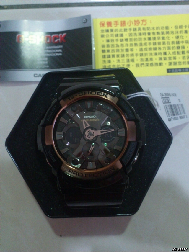 g shock GA-200RG 簡易開箱